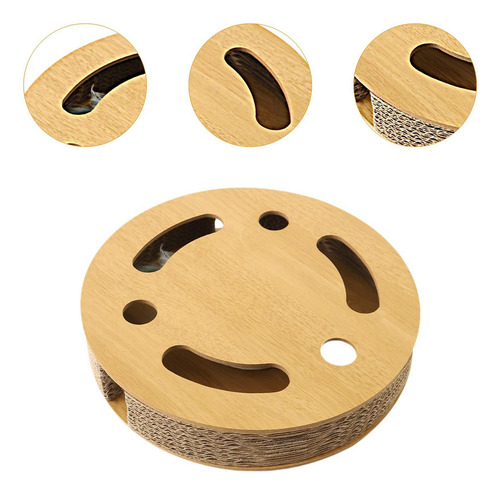 Cc Gato Pega Mouse'' Scratcher Board Cat Puzzle Scratcher