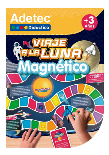 Láminas Magnéticas Adetec Juego Didáctico Viaje A La Luna
