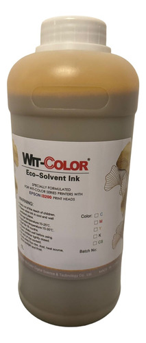 Tinta Ecosolvente Original Wit-color Epson I3200