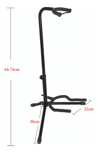 Suporte De Chão Profissional Ajustável Para Violao Viola