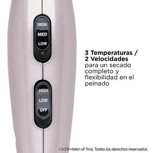Secadora Salón Revlon Tecnología Titanio 1875w Difusor