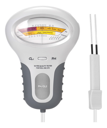 Medidor De Cloro 2 En 1 Ph Pc-102 Ph Tester De Cloro