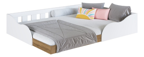 Cama Montessori 2 Pza Hoga Memphis Blanco