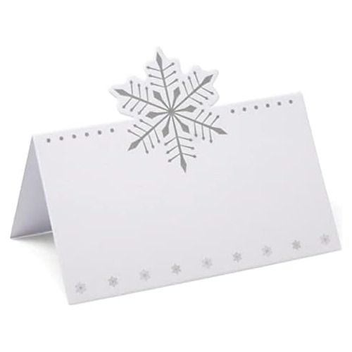 100 Pack Christmas Place Cards Holiday Seating Name Car...