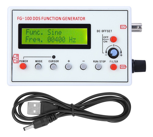 Generador De Funciones Fg-100 Dds 1hz-500 Khz