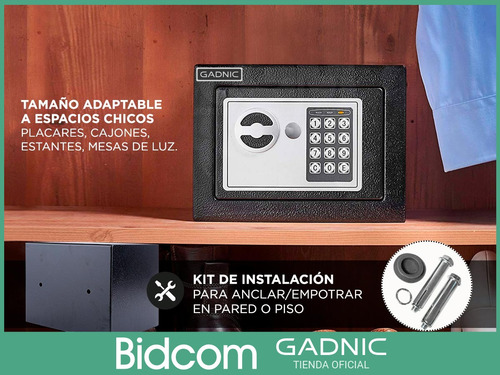 Caja De Seguridad Empotrable Ignifuga Digital Reforzada