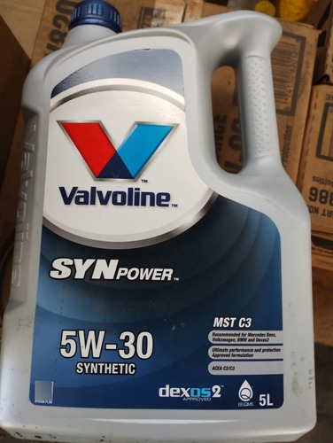Aceite Valvoline Synpower Mst C3 5w30 5l