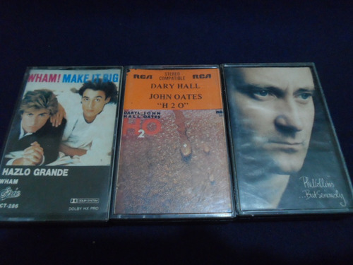 Casettes Wham,dary,phil Collins,originales Precio Varios