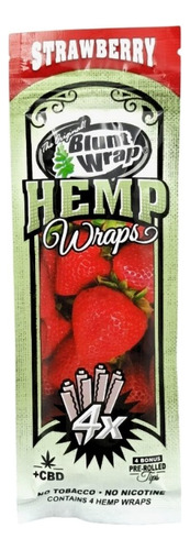 Blunt Wrap Cbd Hemp X 4unds