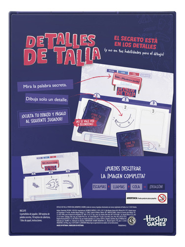 Juego De Mesa Hasbro Games Minor Details