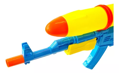 Kit 3 Pistola Arminha Water Gun Lança Água Brinquedo 23cm