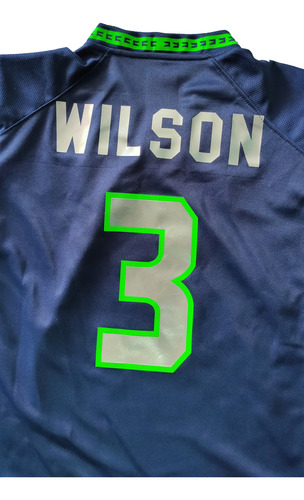 Playera Seahawks Poliester Vinil Para Niño