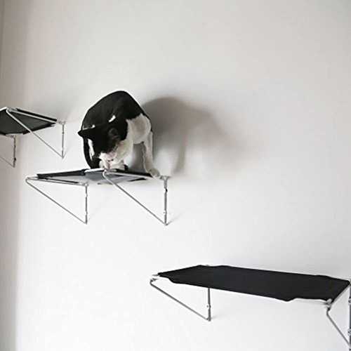 Imagen 5 de 5 de Raycc Gato Estantes Gato Pasos Gato Percha De Ropa Gato Nube