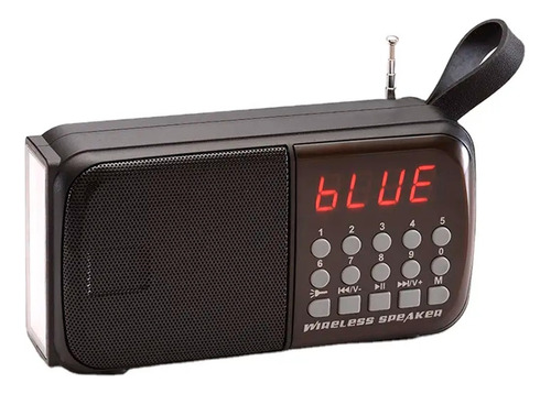 Radio Parlante Bluetooth Usb Linterna Panel Solar Recargable