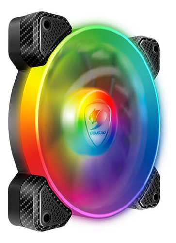 Kit 3 Fan Cougar Vortex Spb120 Rgb Controladora/control Rem
