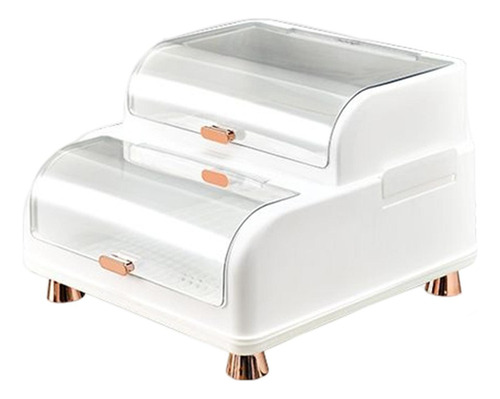. Estante De Secado De Platos De Plástico Con Tapa, Soporte
