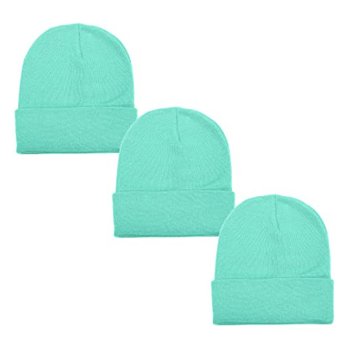 Gorra Tejida Unisex Gelante, Cálido Y De Color Sólido