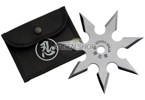 Estrella Ninja Shuriken 7 Puntas Kunai Lanzar Funda