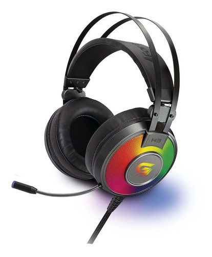 Fone De Ouvido Headset Gamer Fortrek H3 G Pro Led Rgb P2