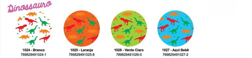 Folha De Eva Estampado Dinossauro 40x60cm - 5 Unidades