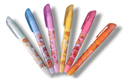 Capibara Marcatextos Marcadores Fluorescentes Kit 3 Piezas
