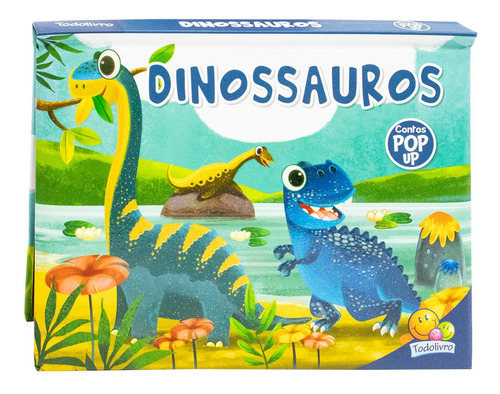 Contos Pop-up: Dinossauros, De Mammoth World. Editora Todolivro, Capa Dura Em Português, 2023