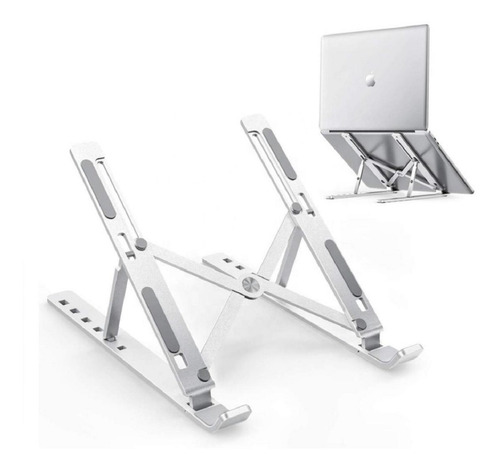 V Soporte De Aluminio Para Laptop Idock Flex I20 Plegable