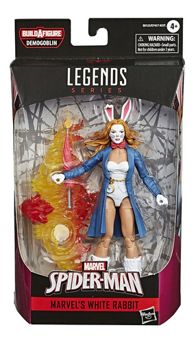 Marvel Legends Spiderman White Rabbit Figura Hasbro Nueva