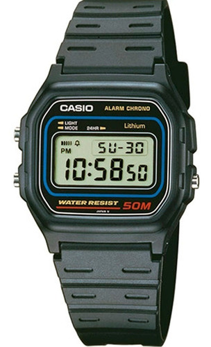 Reloj Casio Digital W-59-1v 50m Retro Sumergible