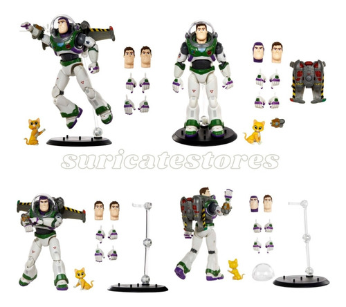 Action Figure Buzz Lightyear Spotlight Deluxe - Disney Pixar