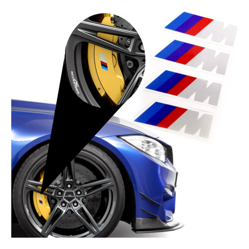 Emblema Bmw M Pinça De Freio M1 M3 M5 118i 125 320 330 Fgc