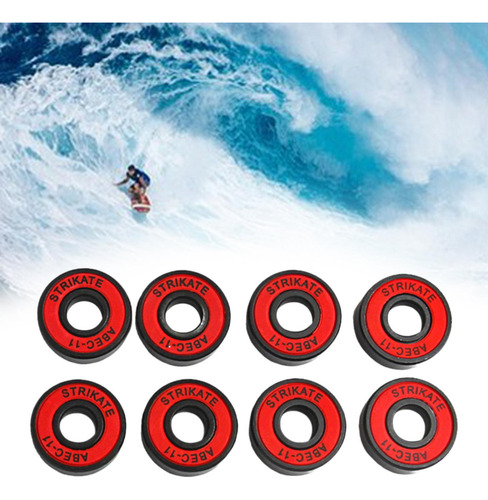 Ii 8 Peças De Rolamentos De Aço Abec-11 Para Skate