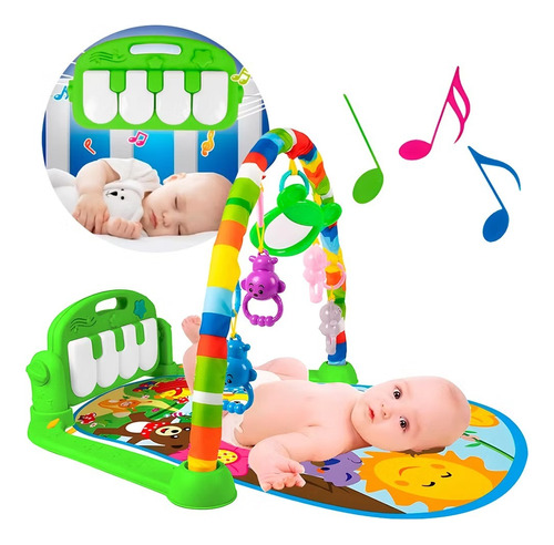 Gimnasio Musical Bebe Con Piano Y Juegos 