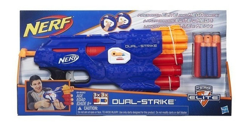 Nerf N-strike Dual Strike - Arma Niño Hasbro Elite Mega