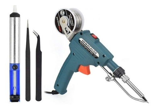 Pistola Soldar 60 Watt Con Rollo Estaño Incluido