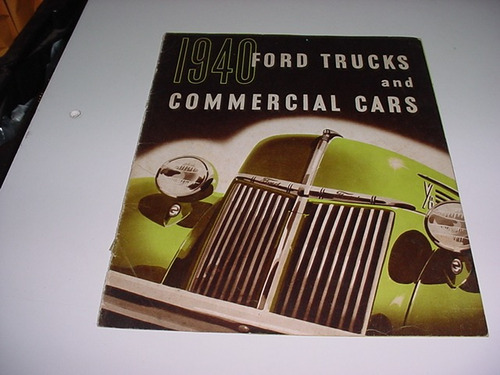 Folder Ford Picape Caminhao Pickup Linha Comercial 1940 40