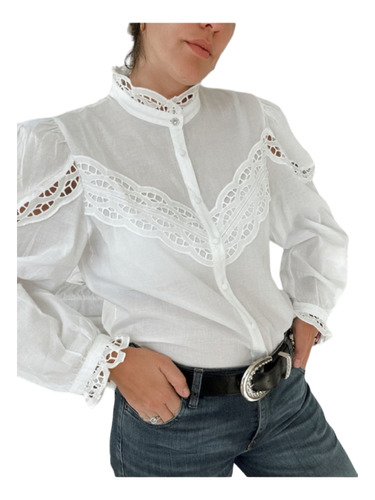 Blusa De Algodón Con Brodery Importado K-lipso Envíos