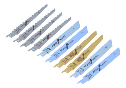 10pcs Recíproco Cuchillas De Sierra Con Alto Contenido De
