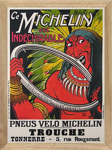 Bicicletas Pneus Velo Michelin , Cuadro, Publicidad     P280