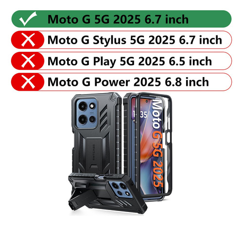 Capa De Celular Com Suporte Para Motorola Moto G 5g 2025 C