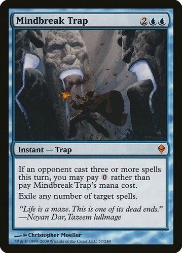 Magic Mtg Mindbreak Trap Zendikar