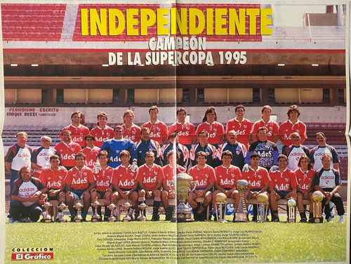 Poster Independiente Campeón Supercopa El Gráfico, Ez3