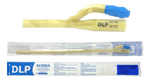 20 Pieza Sonda Foley De Látex Calibre 24 Fr con globo de 30 Ml