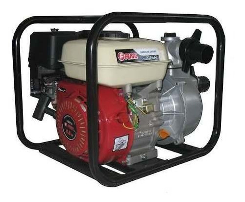 Motobomba 2x2 6,5hp 36000 L/h 26mts Nafta Sensor Aceite Fema