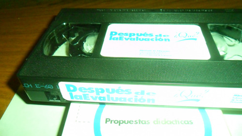 Vhs Después De La Evaluación...¿qué? (Usado)