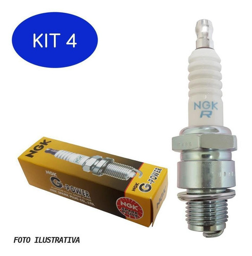 Kit 4 Vela De Ignição Ngk Zfr5fgp