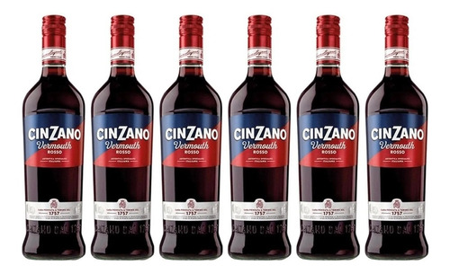 Aperitivo Cinzano Rosso Aperitivo 950cc Caja X6