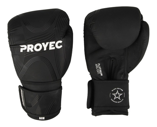 Guantes De Boxeo Profesional Box Velcro Proyec Platinum