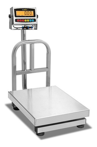 Báscula comercial digital Rhino BAPAG-200 200kg con mástil 127V 50 cm x 40 cm