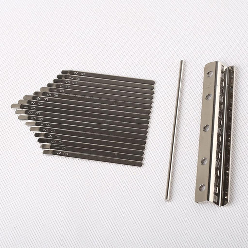 Thumb Piano Bridge Saddle 17 Chaves Set Kit Para Kalimba Diy